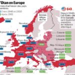 L&rsquo;OTAN en Europe (carte)